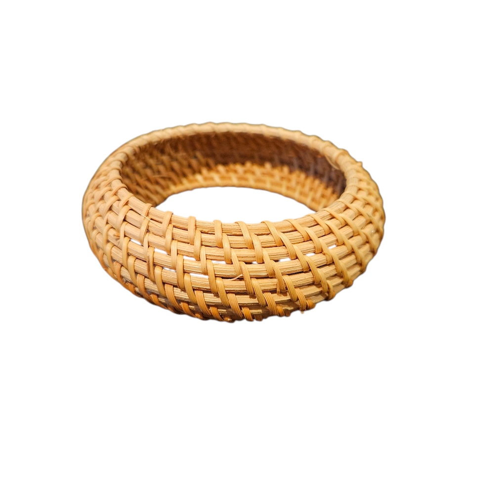 Intricate Tan Woven Bracelet